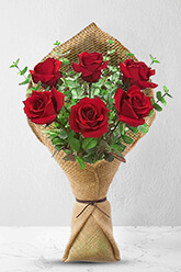 6 Long Stem Premium Rose Bouquet